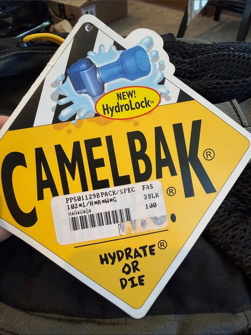 NWT CamelBak H.A.W.K Hydration Backpack. 3.0L. Black. Hiking. Outdoor. Camping